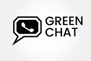 Green Chat - Messenger App Logo, a Branding & Logo Template by Creattlle (Thumbnail 2 of 4)