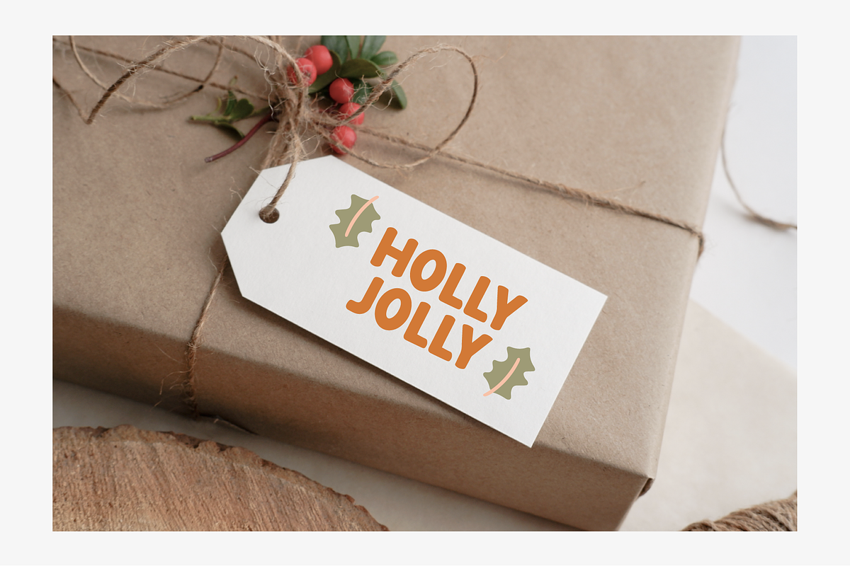 Holly Jolly A Festive Holiday Font, a Font by Forth and Wild (Photo 8 of 8)