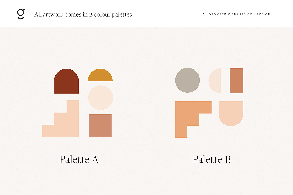 Geometric Shapes Collection, an Illustration by Galerie Design Studio (Photo 3 of 13)