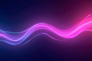 Vibrant Neon Fluid Abstract Backgrou, a Photo by LOGOCREATIVE