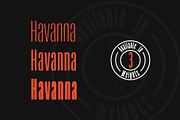 Havanna - Tall Sans in 3 weights, a Sans Serif Font by Pulp Creative Studios (Thumbnail 3 of 7)