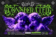 Anomale - Dark Tribal Font, a Blackletter Font by Artisan Themes (Thumbnail 8 of 11)