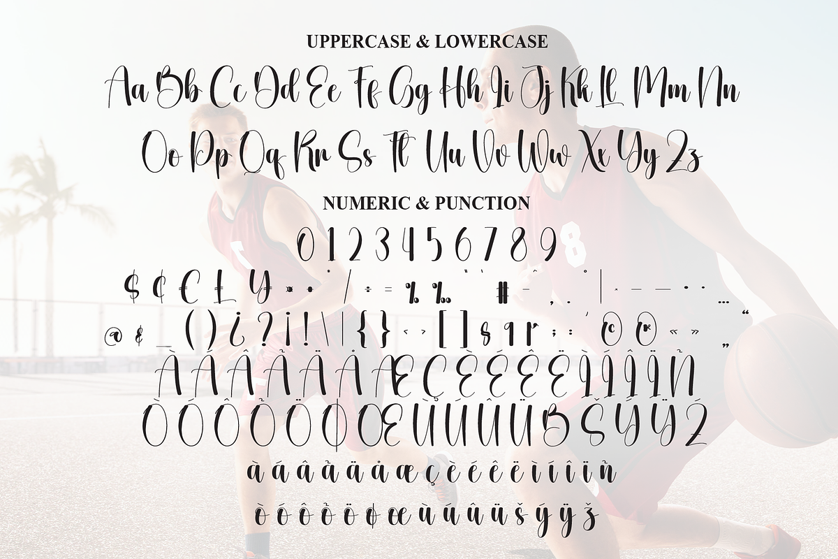 Basketball | Script Font, a Handwritten Font by Scratchones (Photo 7 of 9)