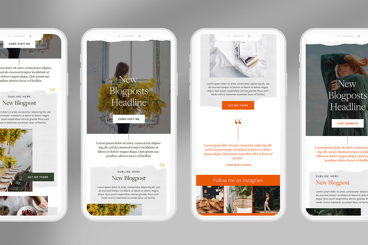 Blog/Influencer Newsletter Template, an Email Template by ONYU Studio (Photo 3 of 5)
