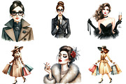 Fashion Classy Elegant Woman PNG, an Illustration by Designking (Thumbnail 3 of 5)