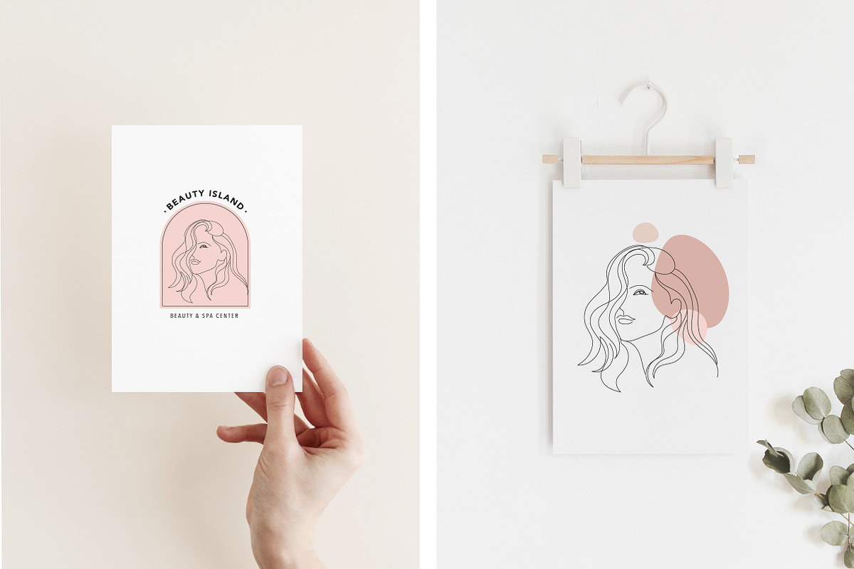 Elle - feminine beauty logos and art, a Branding & Logo Template by Marish (Photo 4 of 12)