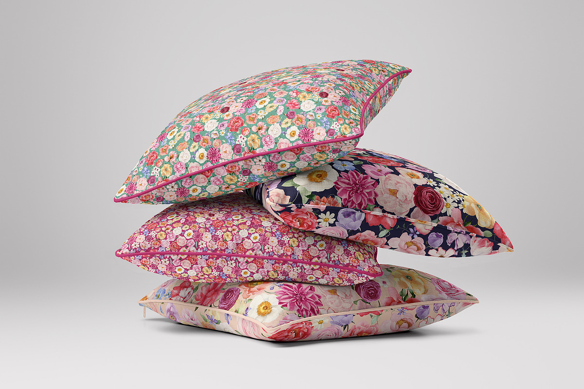 FLORAMA 6 Floral Seamless Patterns, a Pattern Graphic by Veris Studio (Photo 15 of 34)