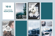 Nordic Winter SOCIAL BANNER Pack, a Social Media Template by Andimaginary Creative Co. (Thumbnail 4 of 5)