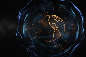 Earth Globe Animated Background