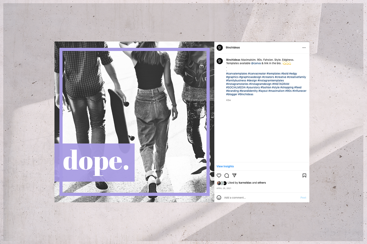 CANVA | Unicorn Instagram Templates, a Social Media Template by 9inchideas (Photo 9 of 9)