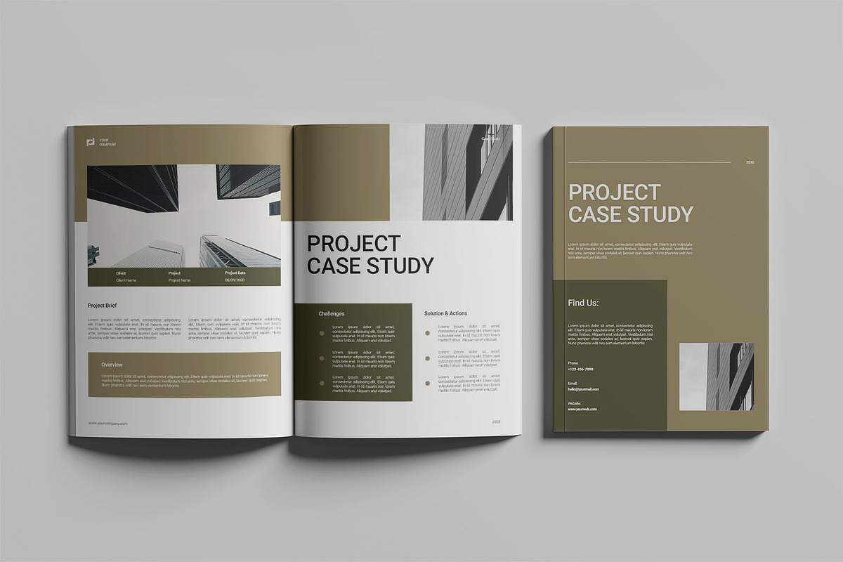 Case Study Template, a Magazine Template by Haps Space (Photo 2 of 8)
