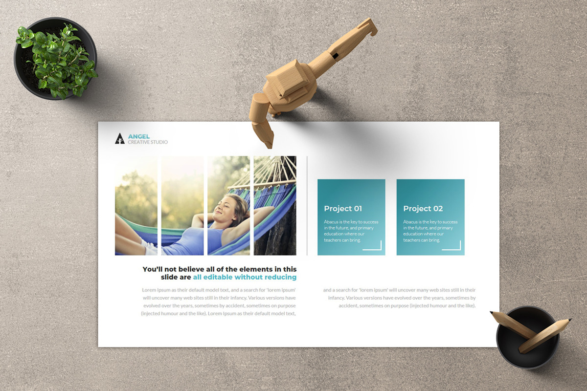 Angel Powerpoint Template, a Presentation Template by Dedijuniadi (Photo 4 of 4)