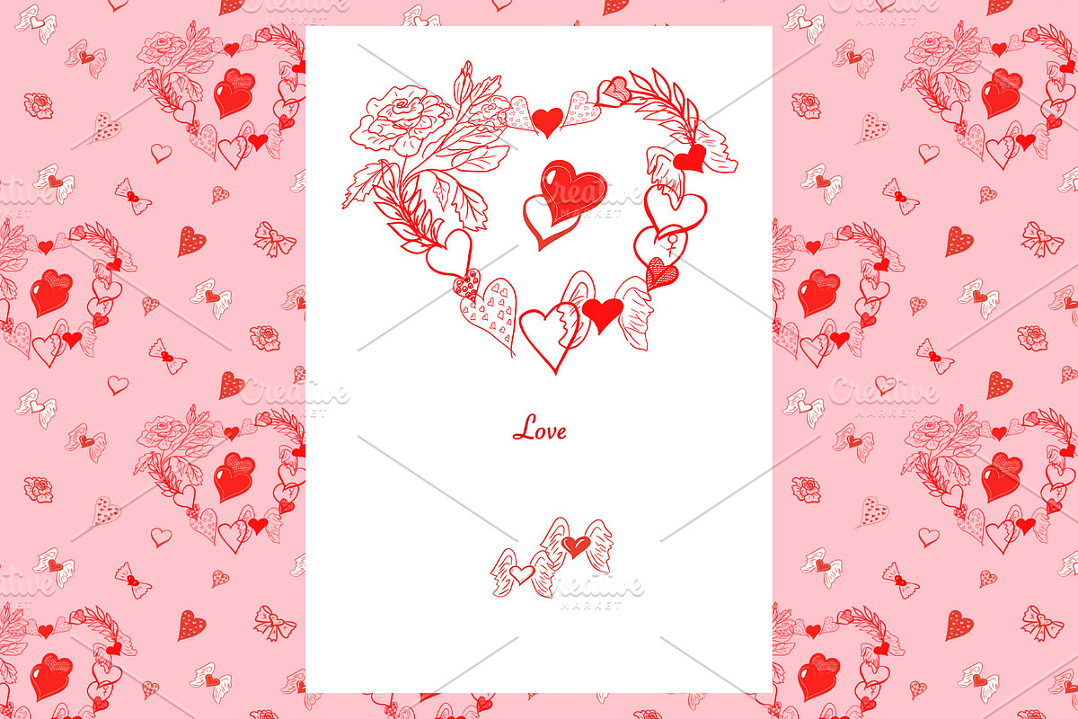 Valentine’s Day Clipart Collection, a Decorative Illustration by NatArt (Photo 6 of 7)