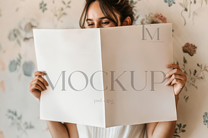 Newspaper Program Mockup, a Product Mockup by TatiMockup
