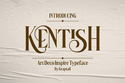 Kentish Font, a Sans Serif Font by Graptail (Thumbnail 1 of 11)