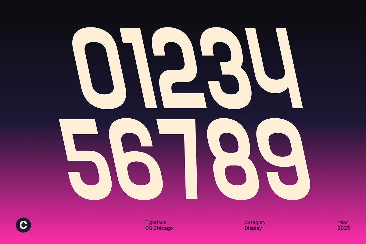 CS Chicago – Modern Sans Serif, a Sans Serif Font by Craft Supply Co. (Photo 4 of 8)
