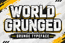 World Grunged – Distressed Font