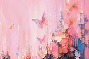 Minimalist Butterfly Painting, a Decorative Illustration by Sharon Schwalbe (Thumbnail 5 of 6)