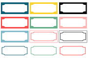 Chinoiserie Patterns Frames Labels, a Pattern Graphic by Clover & Lilly (Thumbnail 5 of 6)