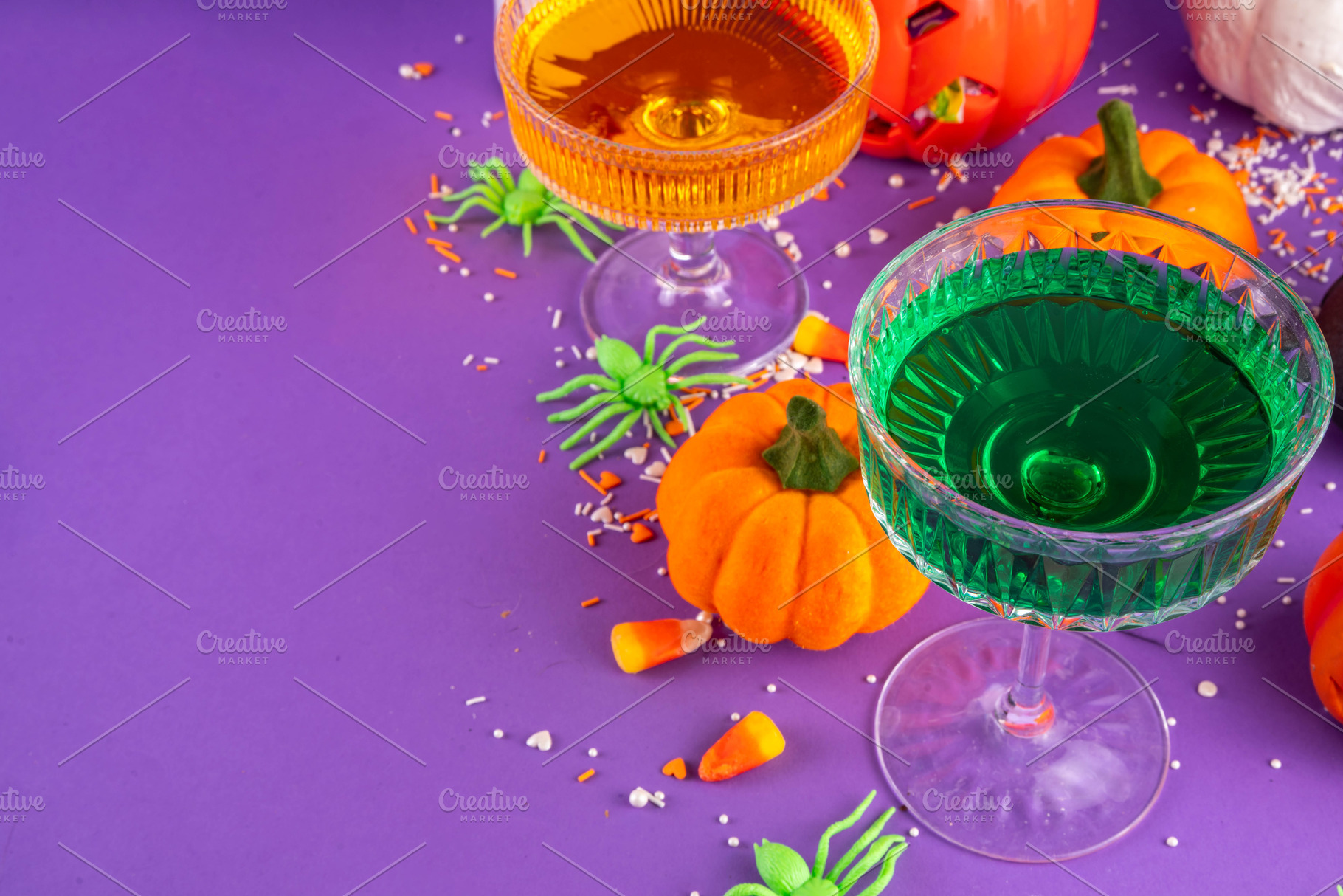 High colored bright Halloween greeting card background, Hallowee, a Holiday Photo by Rimma