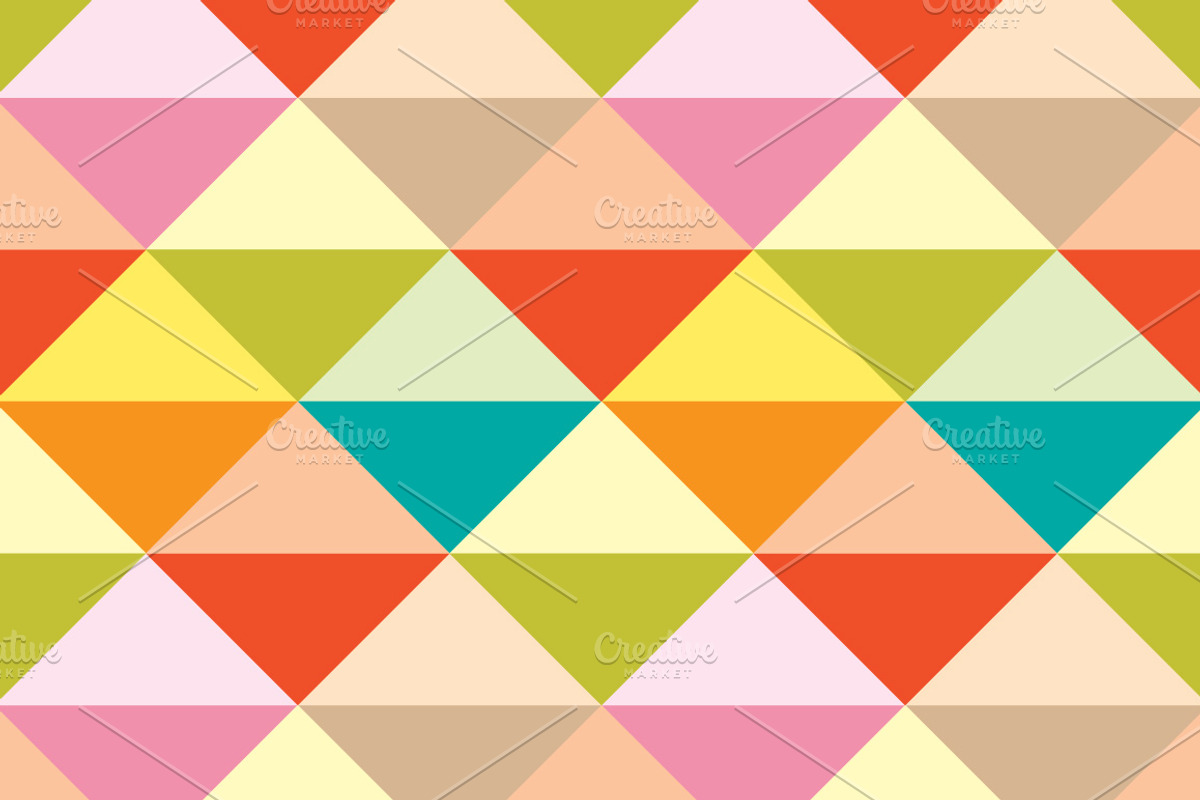 Set of colored geometric patterns preview 4
