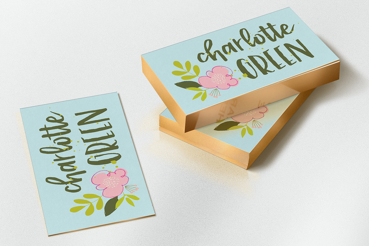 Malibu Punch, a flirty brush font preview 8