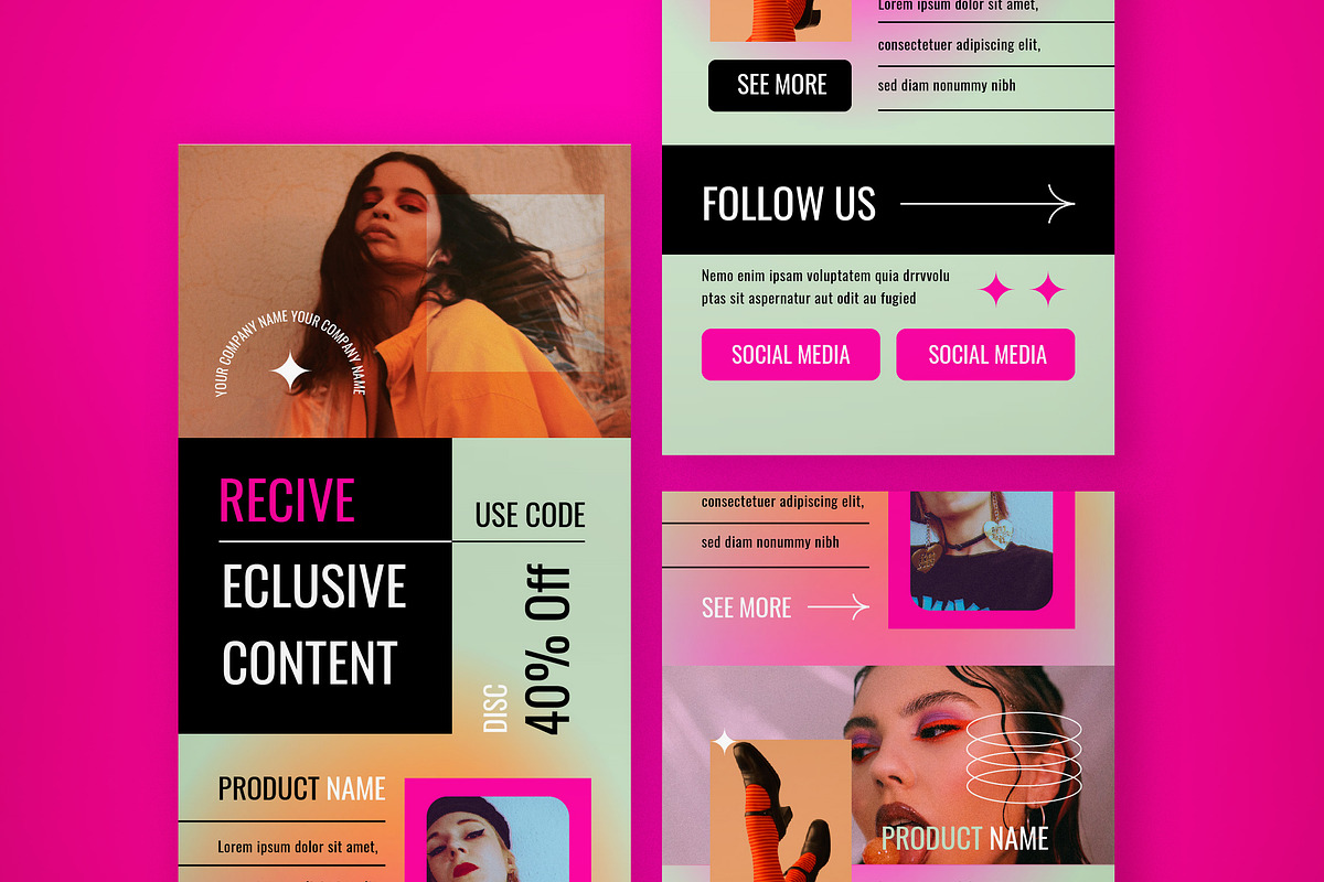 Aesthetic Email Newsletter, an Email Template by graphicook (Photo 2 of 3)