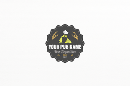 Draft Beer Label Logo