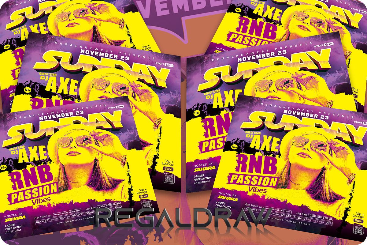 Night Club Party Flyer preview 3