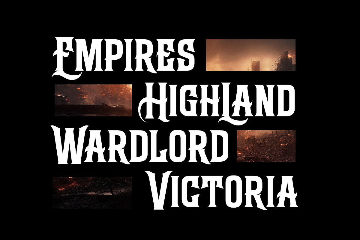 Firlest Old Vintage Font, a Blackletter Font by RantautypeStudio (Photo 5 of 15)