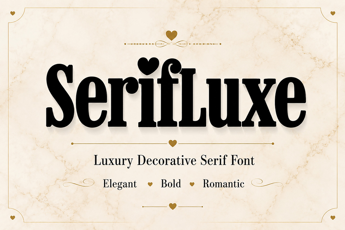 SerifLuxe, a Serif Font by Wow Magic (Photo 3 of 6)