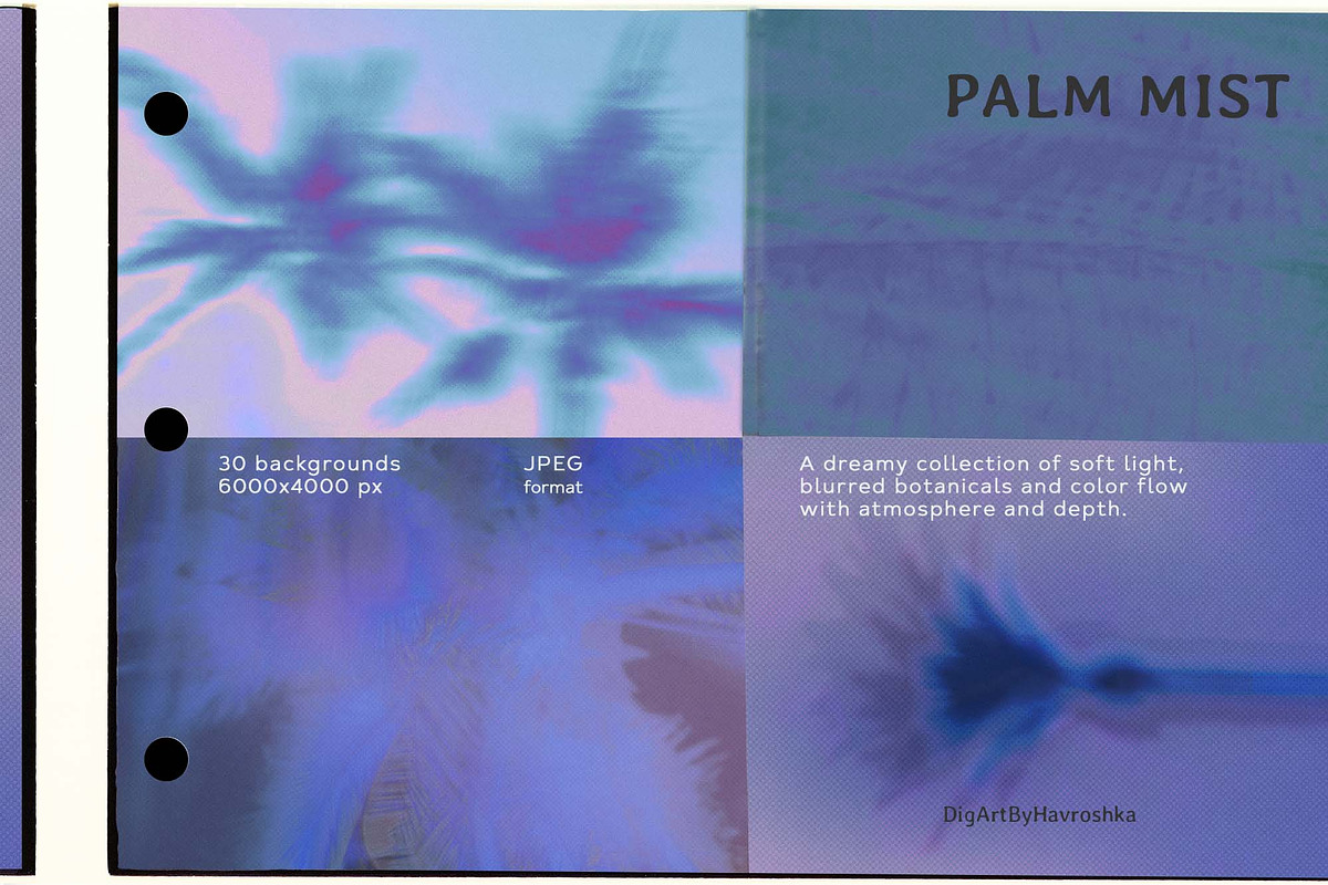 Bloom Mirage- Palm Mist, a Background Graphic by DigARTbyHavroshka (Photo 5 of 11)