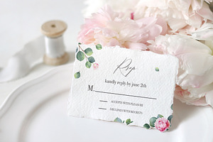 Wedding Eucalyptus Watercolor Suite