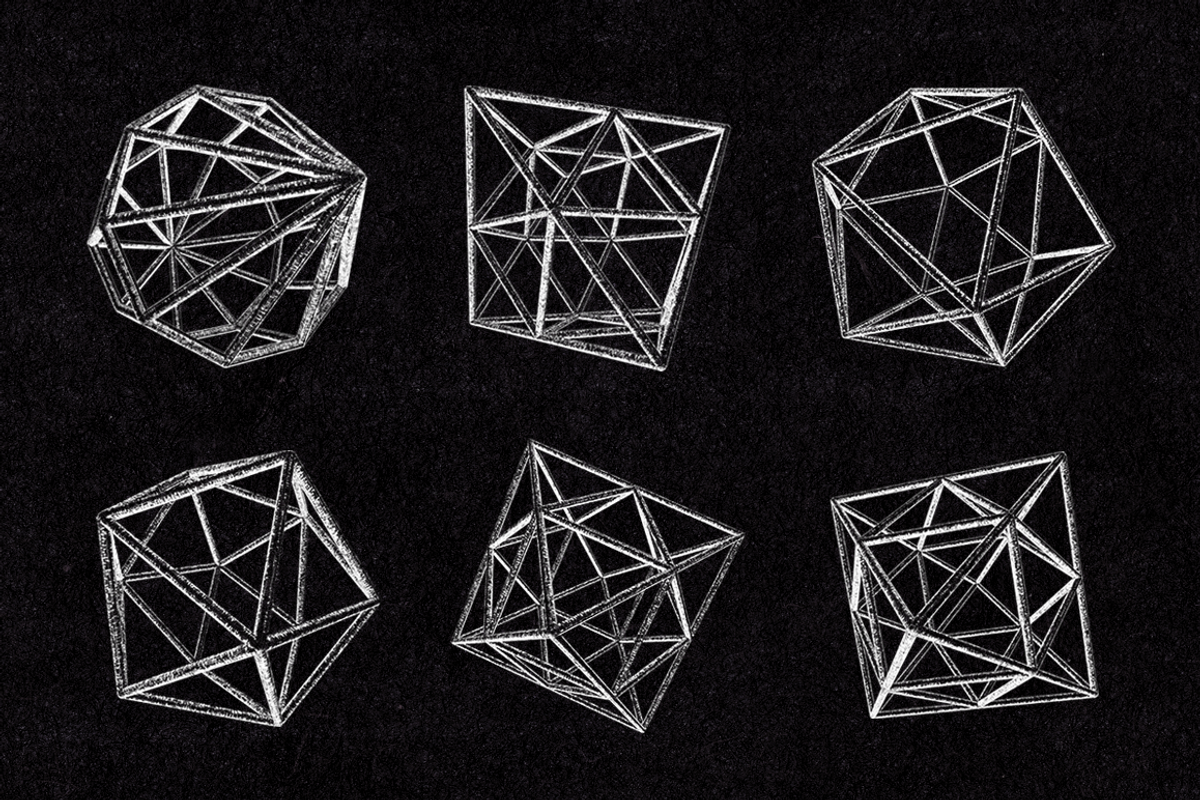 30 Geometric Polygons preview 3