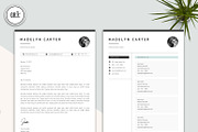 Creative Resume CV Template for Word, a Resume Template by GResume (Thumbnail 4 of 6)