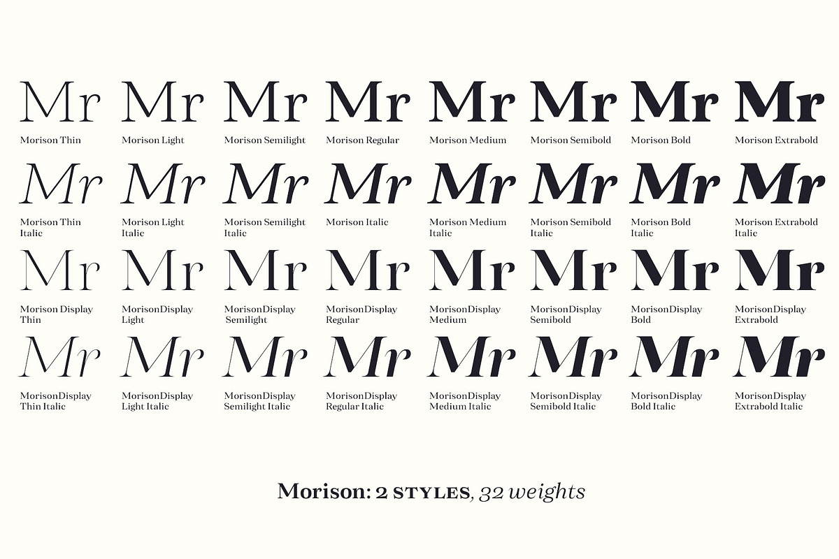 Morison Display & Serif preview 5