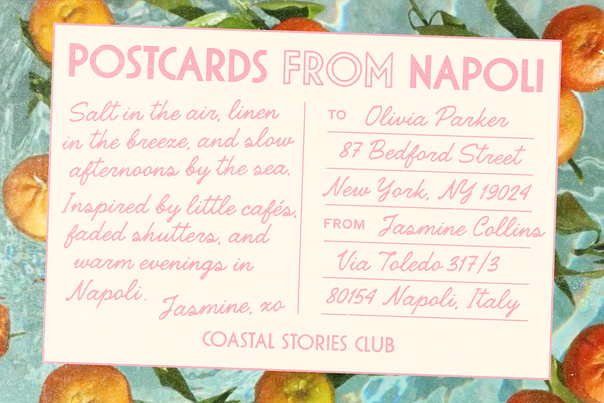 Hotel Paradiso Vintage Font Family, a Handwritten Font by Ayya Studio (Photo 9 of 16)