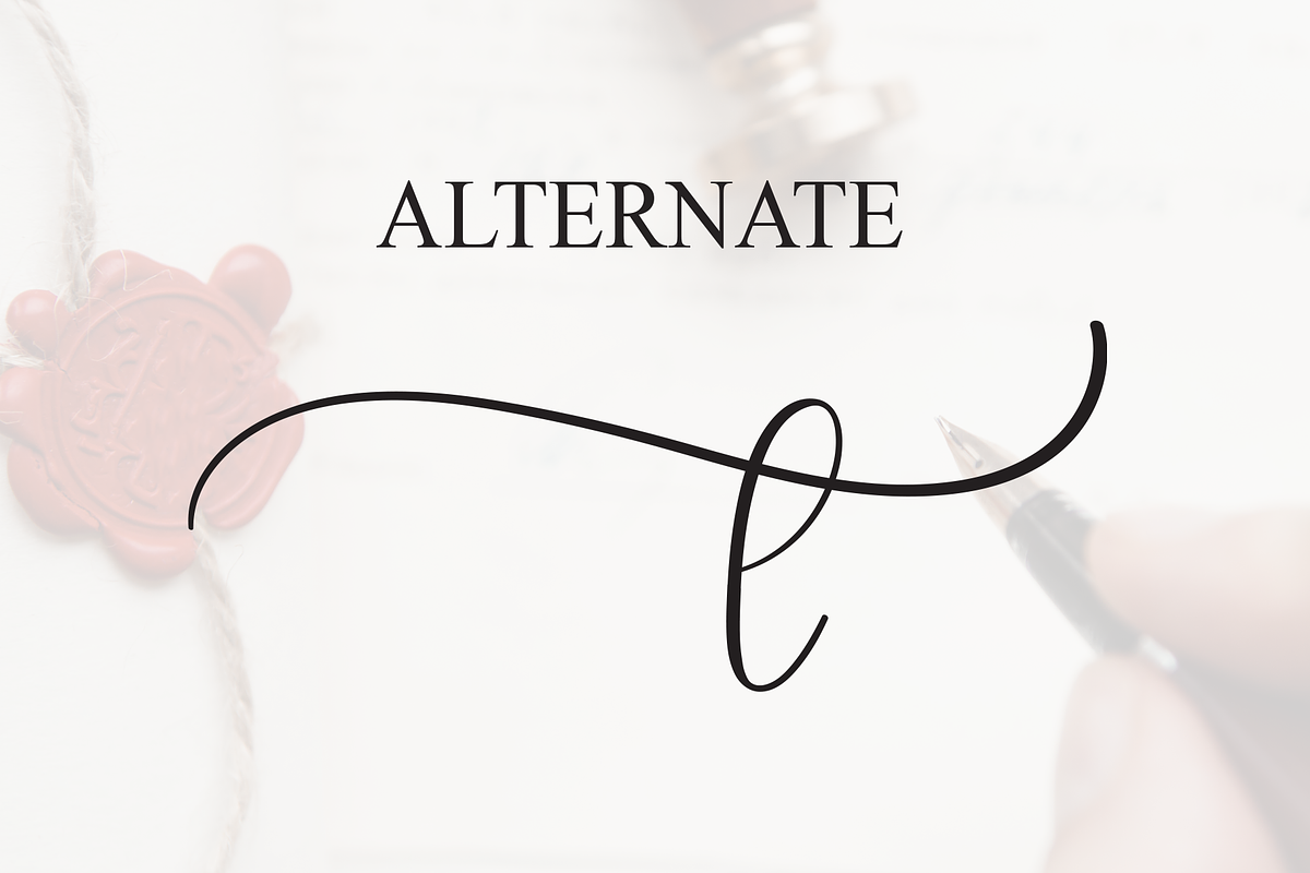 Romantic Signature | Script Font, a Handwritten Font by Scratchones (Photo 8 of 9)