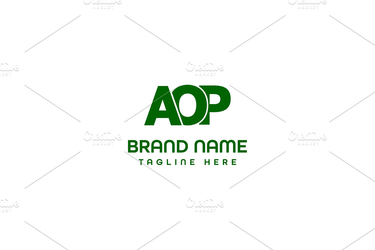Letter AOP Logo Design Vector, a Branding & Logo Template by Abir Hossain Waffi (Photo 1 of 4)