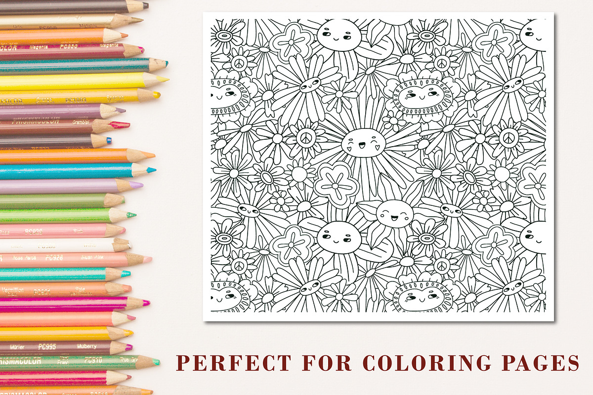GROOVY NATURE illustrations patterns, an Object Illustration by Lena Nikolaeva (Photo 8 of 15)
