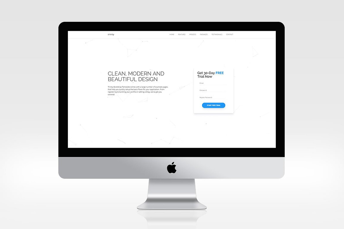 Trinity: Modern Website Template, a Bootstrap Template by Devero (Photo 5 of 8)