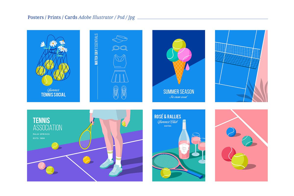 The Tennis Club Collection, an Object Graphic by Marish (Photo 4 of 9)