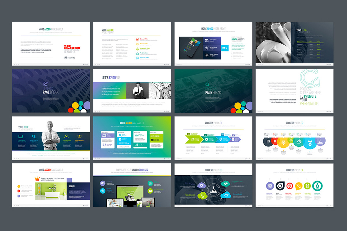 Multipurpose Business PowerPoint preview 3