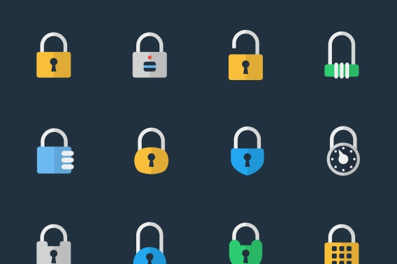 Vector Padlock Icons