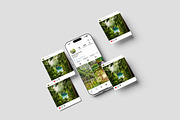 Instagram social media mockup, an iPhone Mockup by Pikachudesign (Thumbnail 2 of 5)