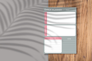 Daily Planner Sheet Design -25