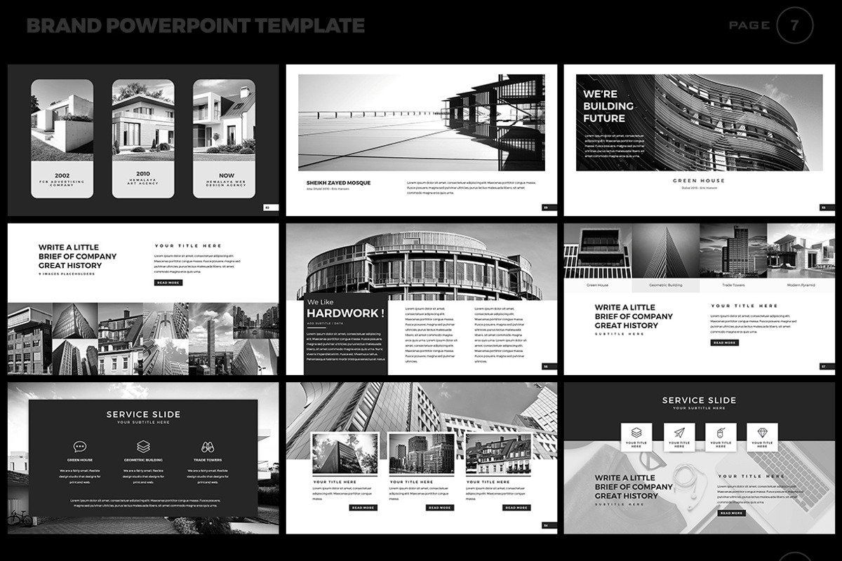 Brand Powerpoint Template, a Presentation Template by iHemalaya (Photo 5 of 13)