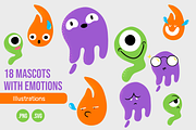 18 Mascots with emotions / KIT, an Illustration by LorellaC (Thumbnail 2 of 4)