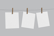 Hanging Polaroid Photo Frame Mockup, a Product Mockup by graphypix (Thumbnail 4 of 4)