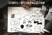 Handmade vectors + 3 Fonts!, a Graphic by Jørgen Grotdal (Thumbnail 1 of 4)